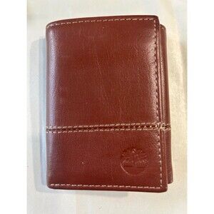Leather Timberland Brown Trifold Men’s Wallet Card Holder